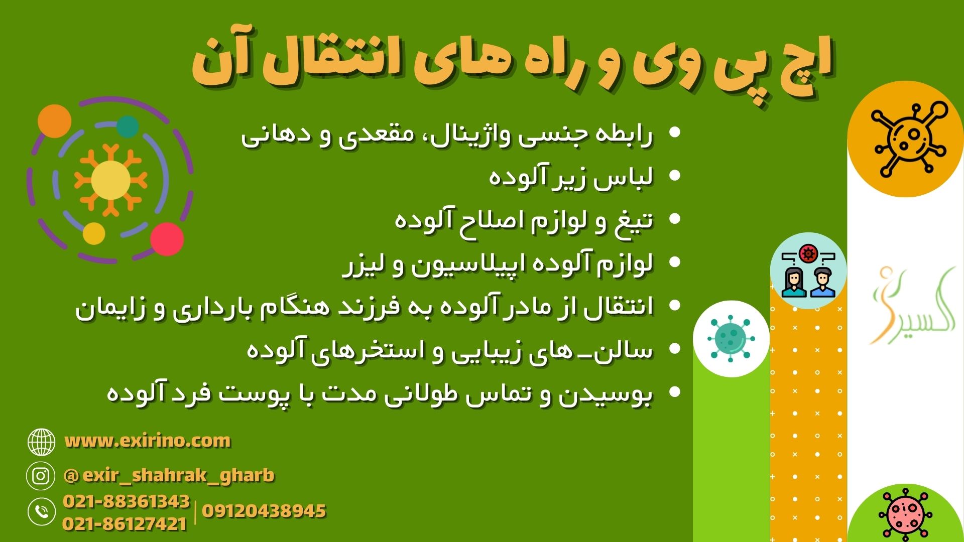 اچ پی وی و راه های انتقال آن